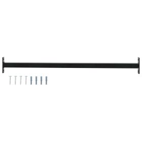    Állítható ablakbiztonsági rúd Fekete 710 -1200 mm Acél