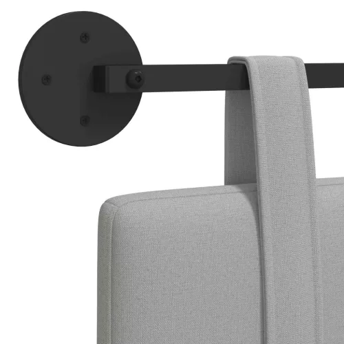  Fali Fejtámla Egyszínű Felhőszürke 90 x 55 x 5 cm szövet