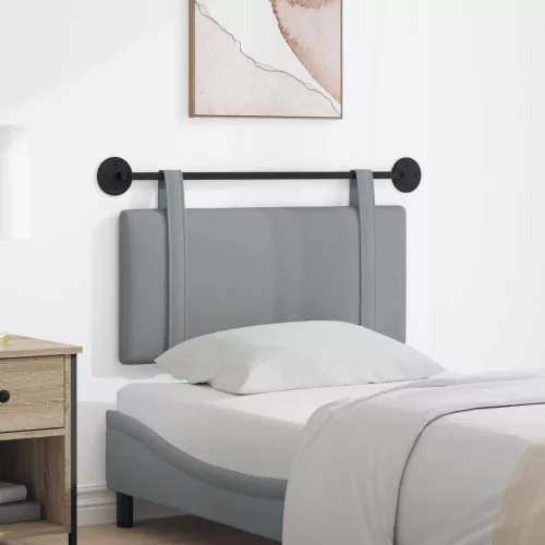  Fali Fejtámla Egyszínű Világosszürke 90 x 55 x 5 cm szövet