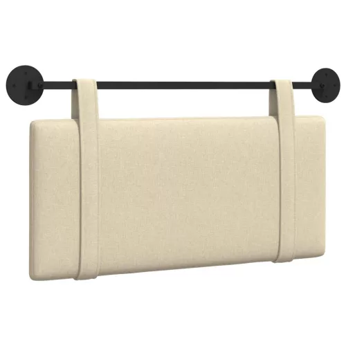  Fali Fejtámla Falra szerelhető Krém 90 x 55 x 5 cm szövet