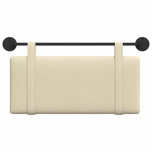  Fali Fejtámla Falra szerelhető Krém 90 x 55 x 5 cm szövet