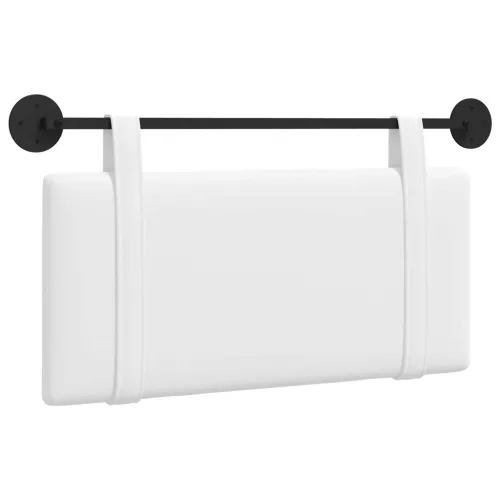  Fali Fejtámla Falra szerelhető Fehér 90 x 55 x 5 cm szövet