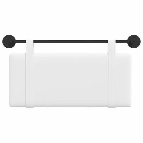  Fali Fejtámla Falra szerelhető Fehér 90 x 55 x 5 cm szövet