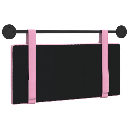  Fali Fejtámla Falra szerelhető Rózsaszín 90 x 55 x 5 cm szövet