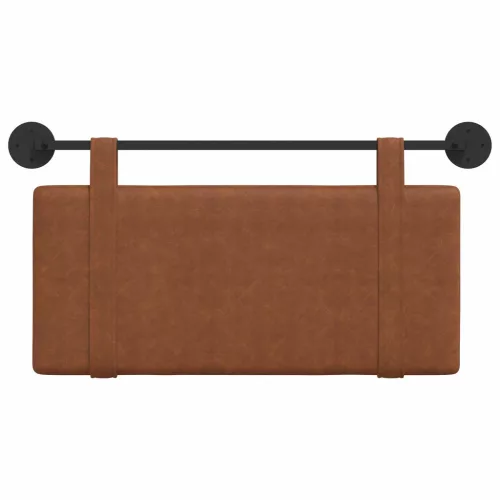  Fali Fejtámla Falra szerelhető Barna 90 x 55 x 5 cm Antik PU