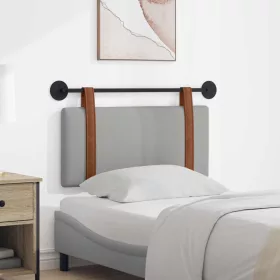    Fali Fejtámla Falra szerelhető Felhőszürke 80 x 40 cm Faanyag