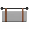  Fali Fejtámla Falra szerelhető Felhőszürke 80 x 40 cm Faanyag
