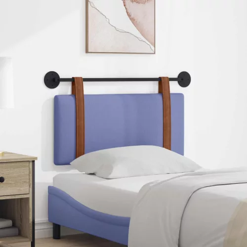  Fali Fejtámla Falra szerelhető Farmerkék 80 x 40 cm Faanyag