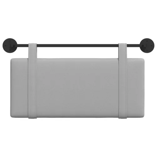  Fali Fejtámla Egyszínű Felhőszürke 100 x 55 x 5 cm szövet