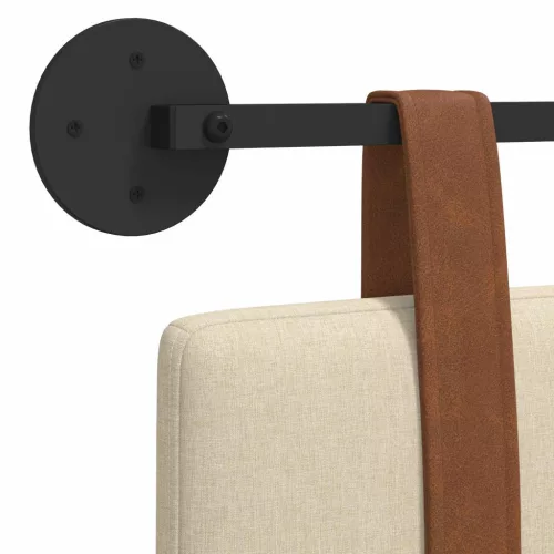  Fali Fejtámla Falra szerelhető Egyszínű Krém 90 x 40 cm Faanyag