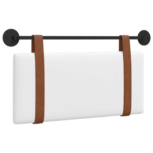  Fali Fejtámla Falra szerelhető Fehér 90 x 40 cm Faanyag