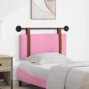  Fali Fejtámla Falra szerelhető Rózsaszín 90 x 40 cm Faanyag
