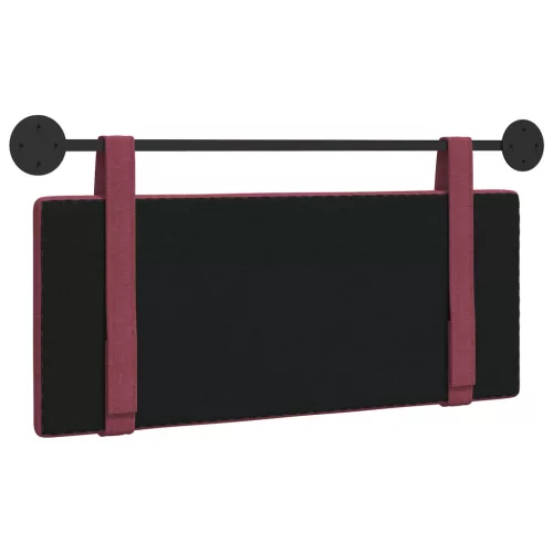  Fali Fejtámla Falra szerelhető Bordó 110 x 55 x 5 cm szövet