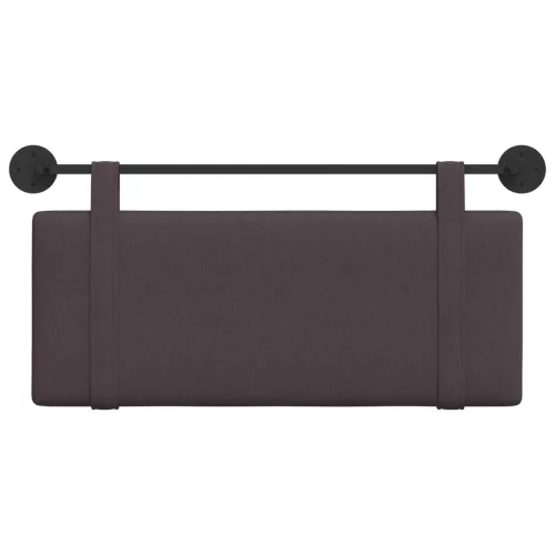  Fali Fejtámla Egyszínű Sötét Barna 110 x 55 x 5 cm szövet