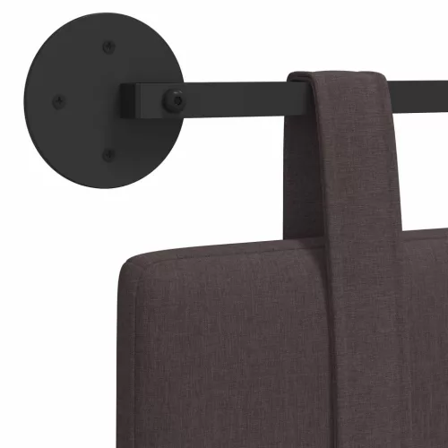  Fali Fejtámla Egyszínű Sötét Barna 110 x 55 x 5 cm szövet