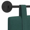  Fali Fejtámla Falra szerelhető Sötétzöld 110 x 55 x 5 cm szövet