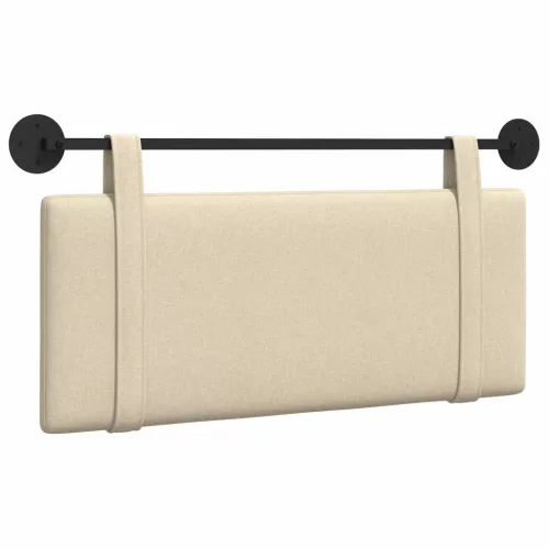  Fali Fejtámla Falra szerelhető Krém 110 x 55 x 5 cm szövet