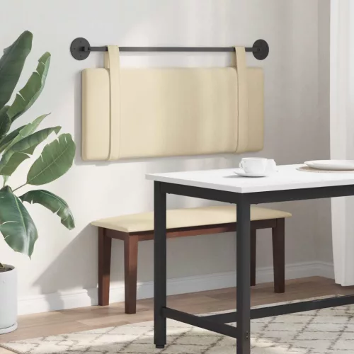  Fali Fejtámla Falra szerelhető Krém 110 x 55 x 5 cm szövet
