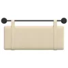  Fali Fejtámla Falra szerelhető Krém 110 x 55 x 5 cm szövet