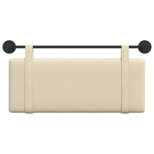  Fali Fejtámla Falra szerelhető Krém 110 x 55 x 5 cm szövet