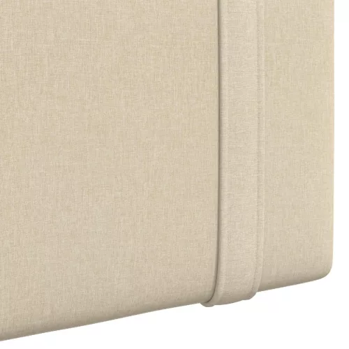  Fali Fejtámla Falra szerelhető Krém 110 x 55 x 5 cm szövet