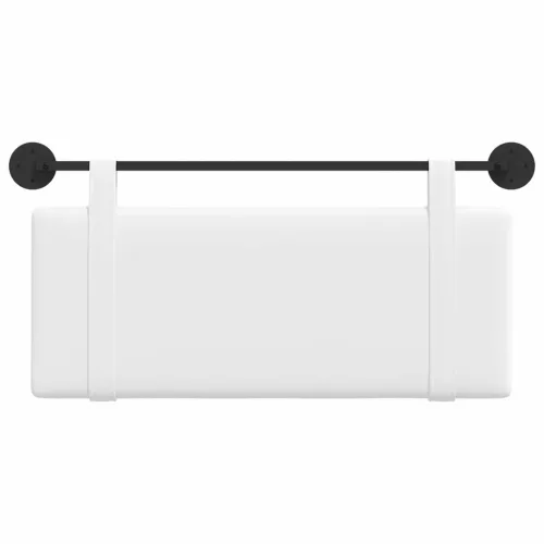  Fali Fejtámla Falra szerelhető Fehér 110 x 55 x 5 cm szövet