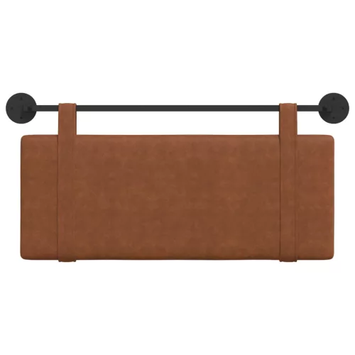  Fali Fejtámla Falra szerelhető Barna 110 x 55 x 5 cm Antik PU