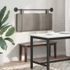  Fali Fejtámla Falra szerelhető Szürke 110 x 55 x 5 cm Antik PU