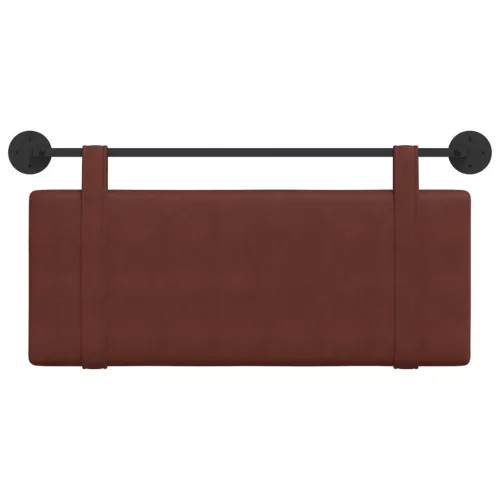  Fali Fejtámla Egyszínű Fényes Barna 110 x 55 x 5 cm Antik PU