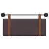  Fali Fejtámla Falra szerelhető Sötét Barna 100 x 40 cm Faanyag