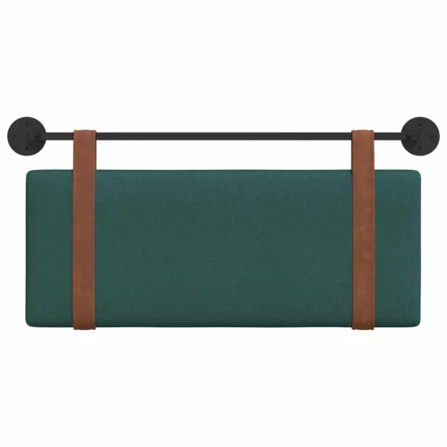  Fali Fejtámla Falra szerelhető Sötétzöld 100 x 40 cm Faanyag