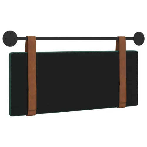  Fali Fejtámla Falra szerelhető Sötétzöld 100 x 40 cm Faanyag