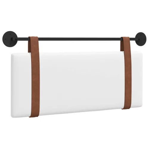  Fali Fejtámla Falra szerelhető Fehér 100 x 40 cm Faanyag