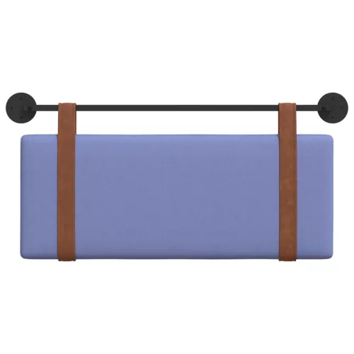  Fali Fejtámla Falra szerelhető Farmerkék 100 x 40 cm Faanyag