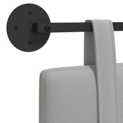  Fali Fejtámla Egyszínű Felhőszürke 130 x 55 x 5 cm szövet