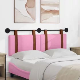    Fali Fejtámla Falra szerelhető Rózsaszín 120 x 40 cm Faanyag