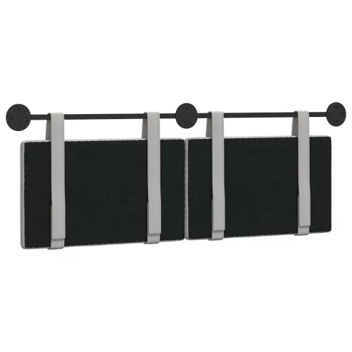  Fali Fejtámla Egyszínű Felhőszürke 150 x 55 x 5 cm szövet