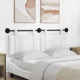    Fali Fejtámla Falra szerelhető Fehér 150 x 55 x 5 cm szövet