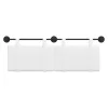  Fali Fejtámla Falra szerelhető Fehér 150 x 55 x 5 cm szövet