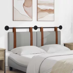    Fali Fejtámla Falra szerelhető Felhőszürke 140 x 40 cm Faanyag