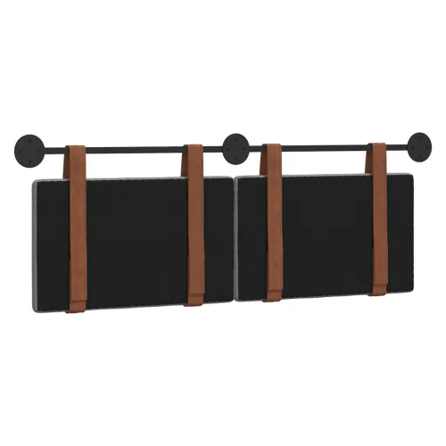  Fali Fejtámla Falra szerelhető Tópszínű 140 x 40 cm Faanyag