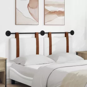  Fali Fejtámla Falra szerelhető Fehér 140 x 40 cm Faanyag