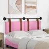  Fali Fejtámla Falra szerelhető Rózsaszín 140 x 40 cm Faanyag