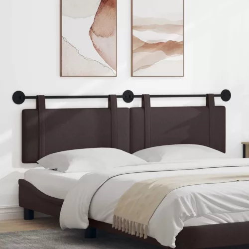  Fali Fejtámla Egyszínű Sötét Barna 170 x 55 x 5 cm szövet