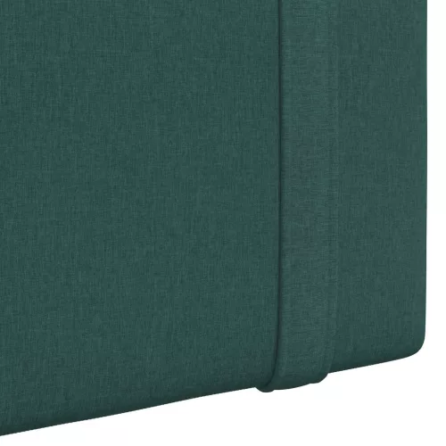  Fali Fejtámla Falra szerelhető Sötétzöld 170 x 55 x 5 cm szövet