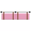  Fali Fejtámla Egyszínű Rózsaszín 170 x 55 x 5 cm Antik PU