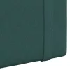  Fali Fejtámla Falra szerelhető Sötétzöld 190 x 55 x 5 cm szövet