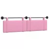  Fali Fejtámla Falra szerelhető Rózsaszín 190 x 55 x 5 cm szövet