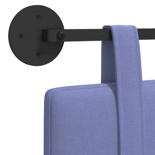  Fali Fejtámla Falra szerelhető Farmerkék 190 x 55 x 5 cm szövet