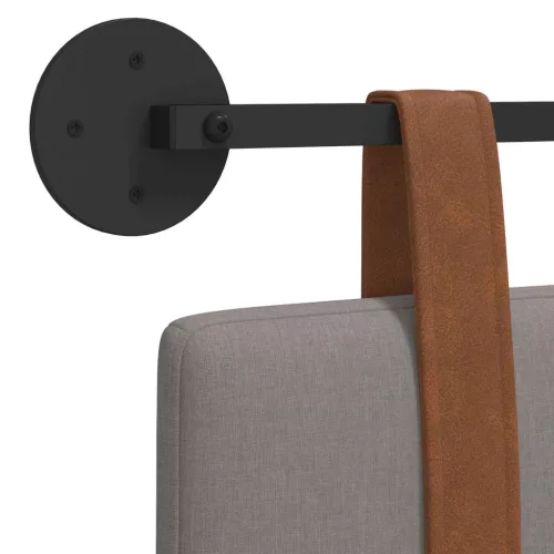  Fali Fejtámla Falra szerelhető Tópszínű 180 x 40 cm Faanyag